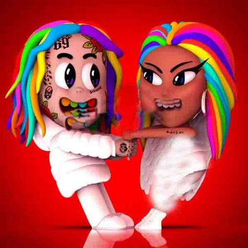 موزیک منتشر شده سیکس ناین بنام ترلز دانلود آهنگ Trollz از 6ix9ine